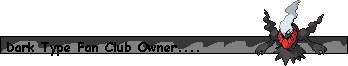 [PokeCommunity.com] ----SHADOW---- It's the DARK Fan Club