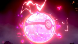 [PokeCommunity.com] Max Raid Catch Scene... Weird Edge in Handheld Mode?