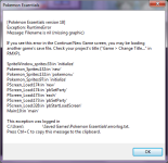 [PokeCommunity.com] filename is nil when starting the game