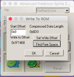 [PokeCommunity.com] Graphics Glitch with Sprites inserted using Advanced Series Sprite Editor (free space issue?)