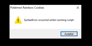 [PokeCommunity.com] SyntaxError while starting up the game