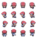 ALL Lucas and Dawn Sprites