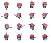 ALL Lucas and Dawn Sprites