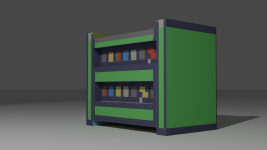 Bookshelf model from FireRed player's room!