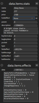[PokeCommunity.com] Problem with adding in new Evolution Stones/Items in general
