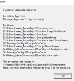 [PokeCommunity.com] Report bugs and errors in unmodified Essentials version 21