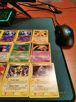 Old Pokémon card collection from 2005