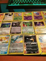 Old Pokémon card collection from 2005