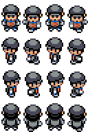 [PokeCommunity.com] Pokemon Go Team Rocket Leaders overworld Sprites(Charater Sprites)