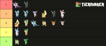 [PokeCommunity.com] Eeveelution + Shinies Tier List