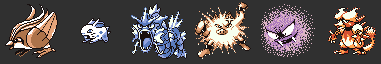 Which are your favourite sprites in Pokémon Red and Blue?