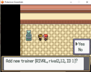Confusion with making a trainer battle against an NPC you can name