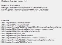 Getting an error when trying to use elite battle system v 19.1 (solved)