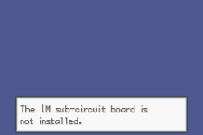 [PokeCommunity.com] How can I fix: The 1M sub-circuit board is not installed?