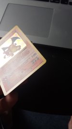 [PokeCommunity.com] Advise needed! Shadowless Charizard print defect?