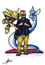 comission/ you  pokemon trainer