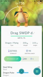 [PokeCommunity.com] Is it worth Powering up a Dragonite 100% IV with Steel Wing / Dragon Pulse?