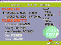 Distorted Pokédex (help!)