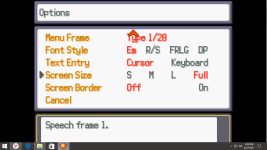 [PokeCommunity.com] Fullscreen Mode shows Taskbar