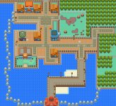 Pokemon FireRed HGSS Graphics Style Patch