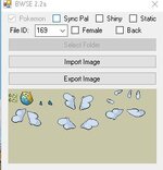 Issue with B2W2 Pokemon Sprite editing