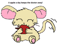 buttermilk, eating a apple (without the tooth).png
