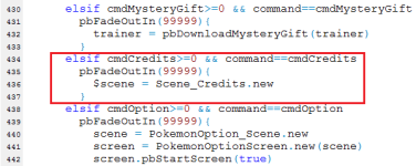 [PokeCommunity.com] Adding Credits option on Load Menu