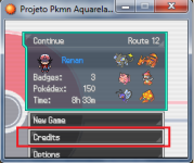 [PokeCommunity.com] Adding Credits option on Load Menu