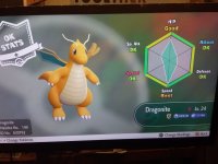 Just caught a level 24 Dragonite in Let's go Eevee