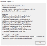 [PokeCommunity.com] Pokemon Essentials v18 Pokedex not woking