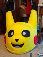 [PokeCommunity.com] The mask for my giant Pikachu mascot is almost finished! #IChooseYou