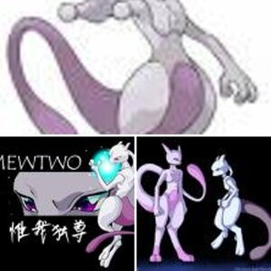 Mewthree and Mewtwo(cool hay)