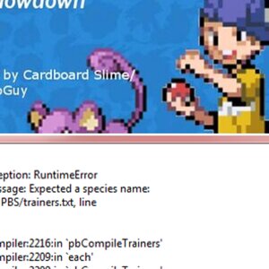 Pokemon Essential Errors