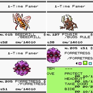 My Bug Pokemon On Crystal For The G/S/C Monotype Challenge