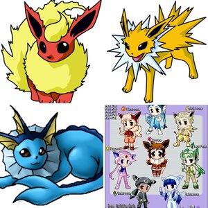 Eevee Evolutions