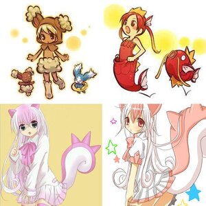 Anime Characters as Pokémon :3