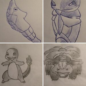 Pokemon drawings