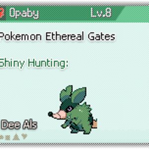 Shiny Hunting Pokemon Ethereal Gates