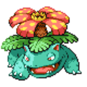 The evolution of Ivysaur, Venasaur