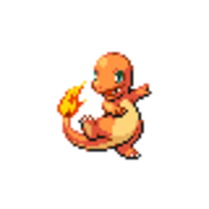 The Fire Starter pokemon form the first season