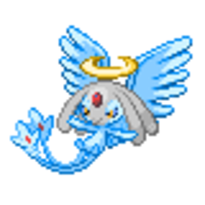 The forst of the Angelic Pokemon series I made, this one turned out the worst of the three.