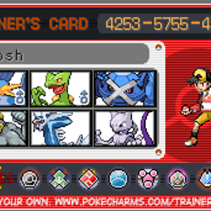 Josh's trainer card 2