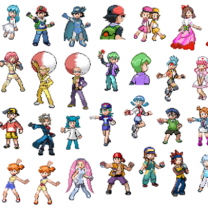 Pokemon sprites by Mimi Anyelim