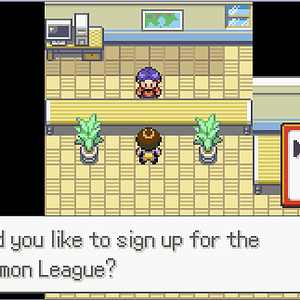 Sign up for Pokemon League?