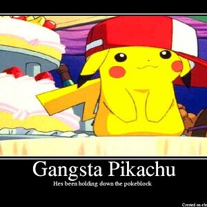 Lol holding down the pokeblock!