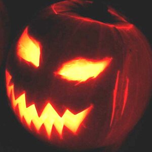 Halloween Jack O pumpkin lantern 2003