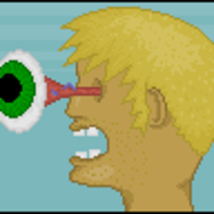 A portrait of me with blonde hair.
