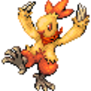 MusicalCcombusken sprite. (Repose of a Combusken
