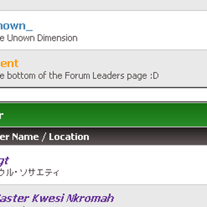 You can't see where I mod if you can't see the forum itself. :(