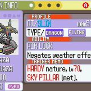 Shiny Rayquaza
